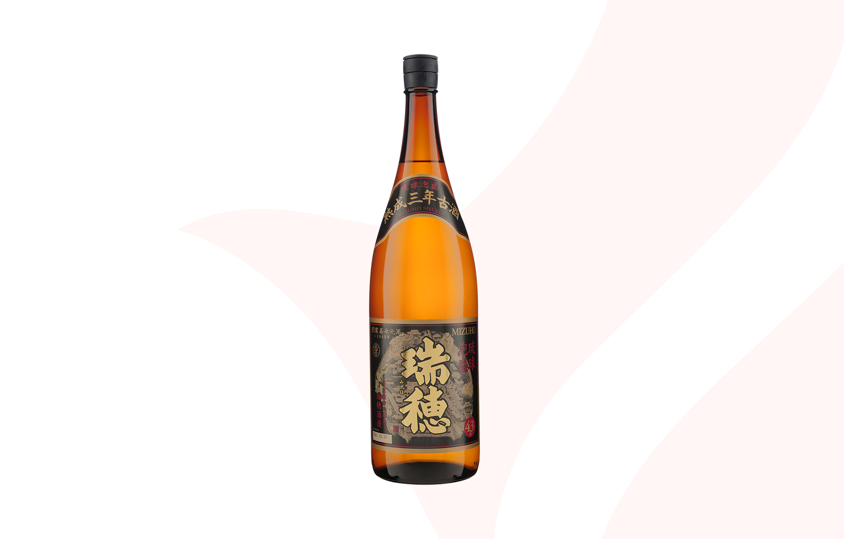 琉球泡盛 瑞穂 熟成三年古酒 43度 1,800ml（一升瓶） | 瑞穂酒造