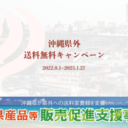 沖縄県外・送料無料キャンペーンを2022年8/1〜2023年1/27受付分まで 